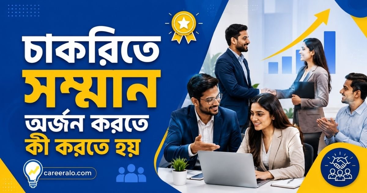 চাকরিতে সম্মান অর্জন করতে কী করতে হয়